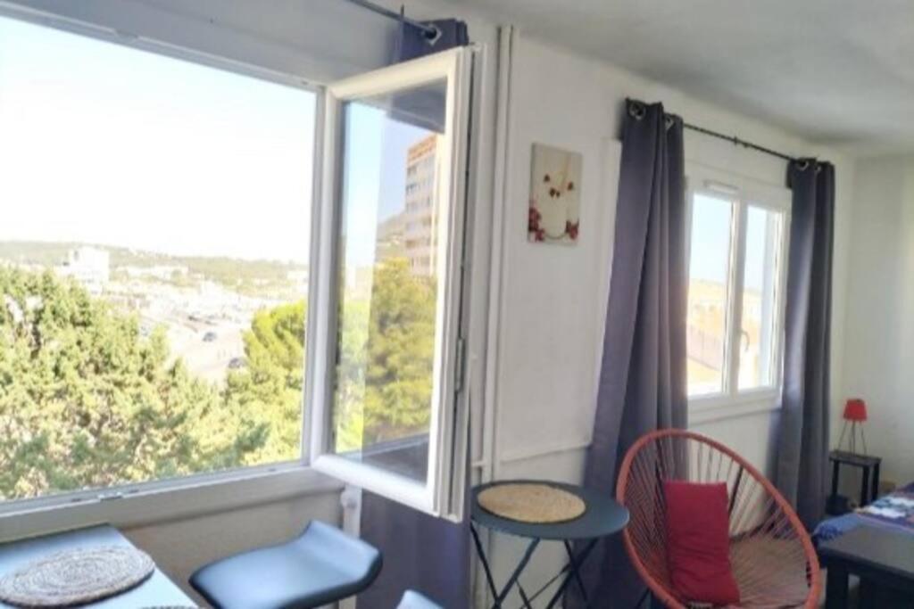 Toulon Est La Valette Studio 35M2 Dominant Parking Proche Mer Exterior foto